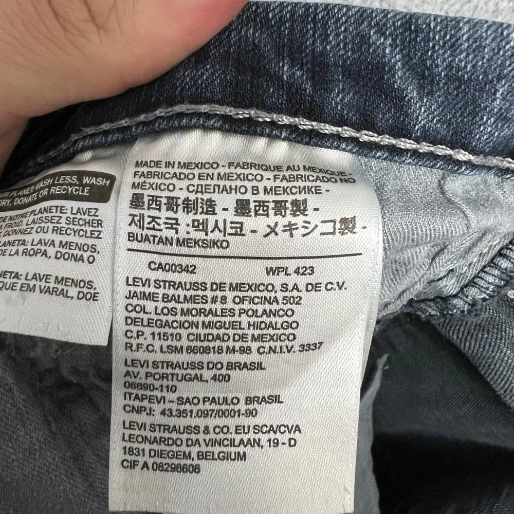 Levi's 505‎ Jeans Mens 38x30 Regular Fit Blue Excellent Straight Leg Denim
